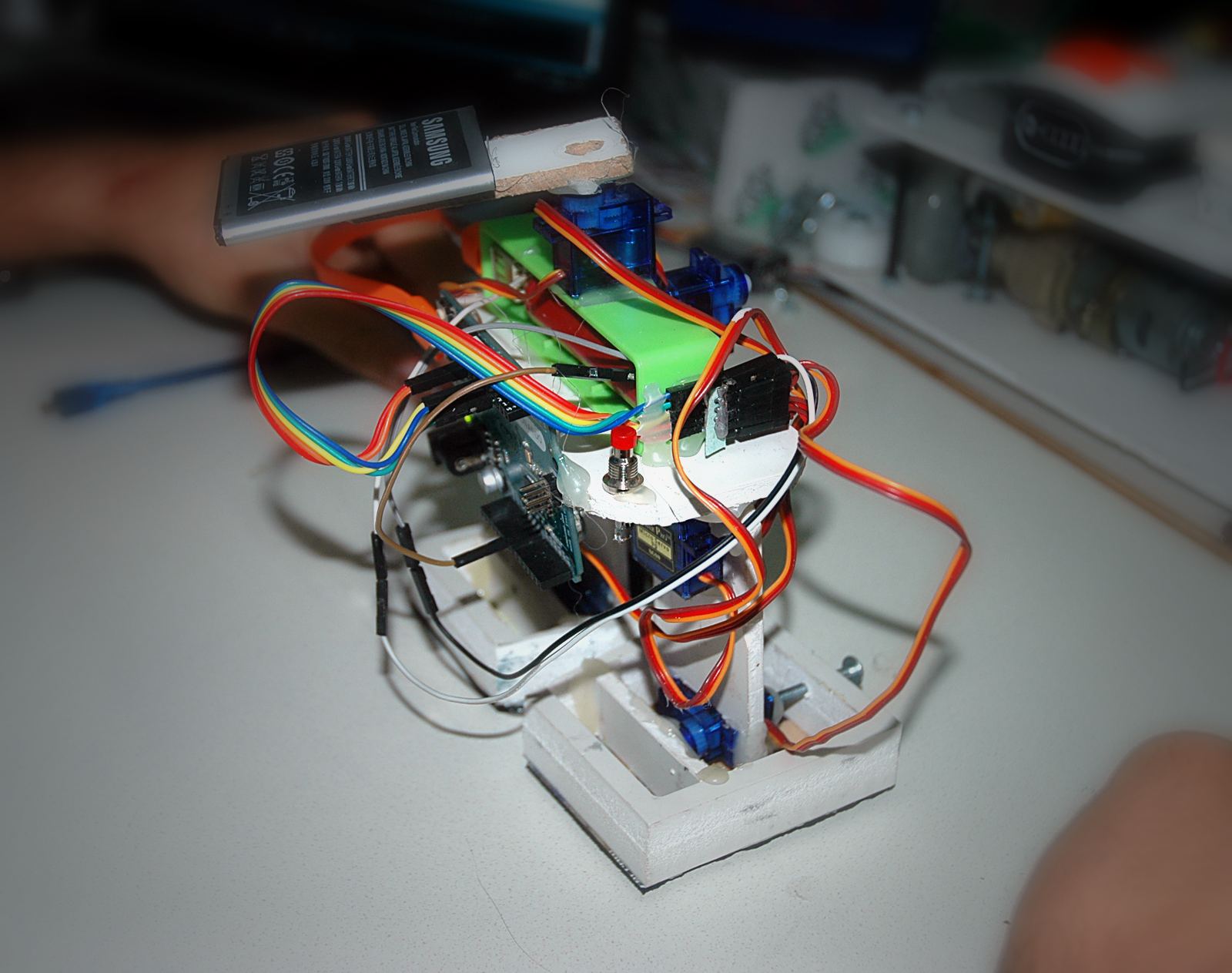 Câblage d'un robot